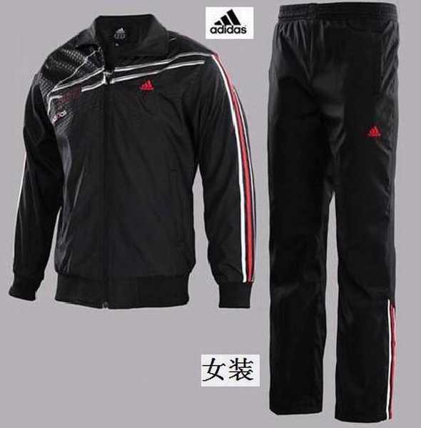 survetement adidas rose et noir