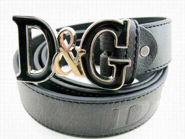 ceinture d&g homme pas cher