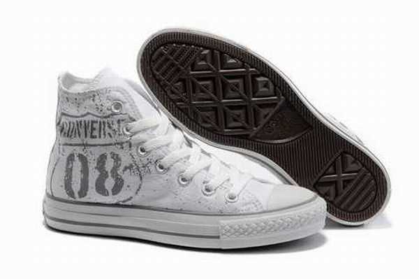 converse montante blanche pas cher