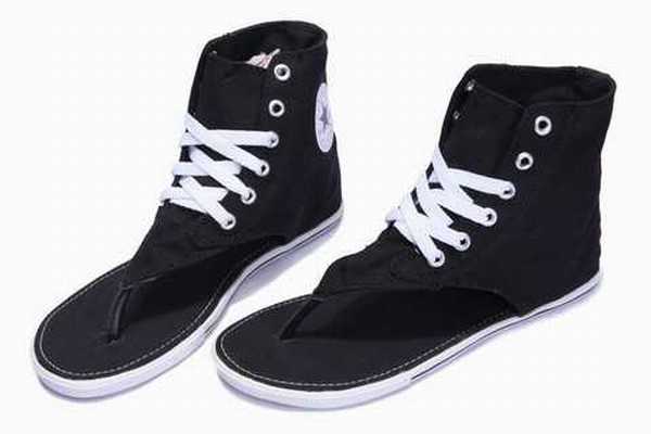 converse cuir noir femme pas cher