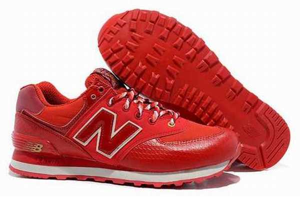 basket new balance femme rouge