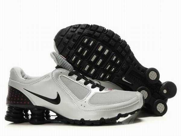 shox femme noir et rose
