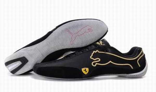 chaussure puma homme brun