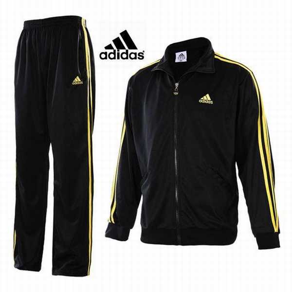 jogging adidas noir bande rouge