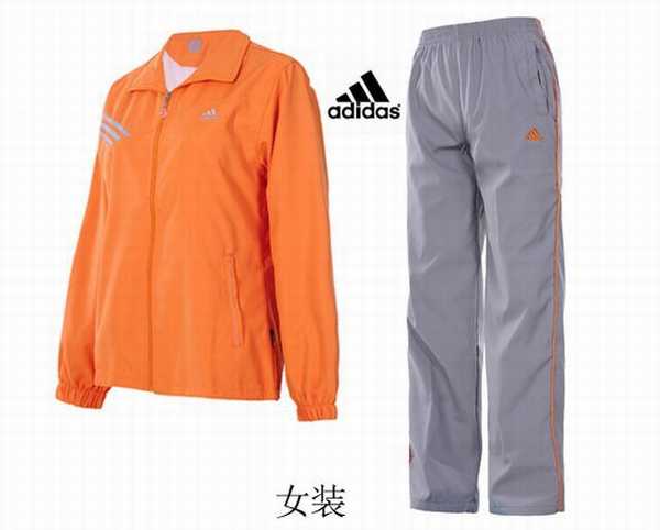 survetement rose fluo adidas