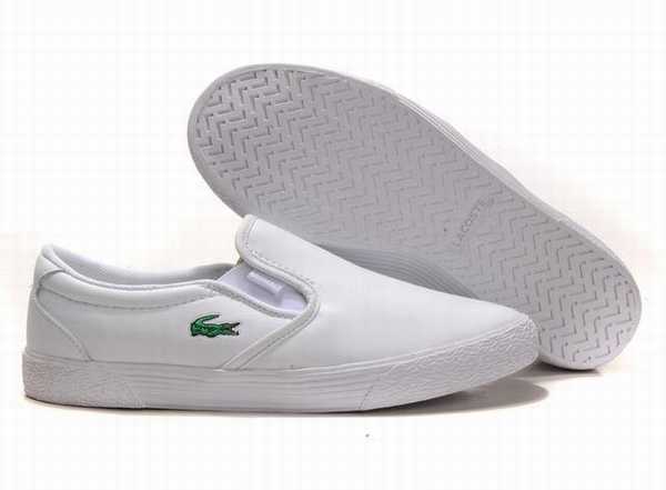chaussure lacoste en toile