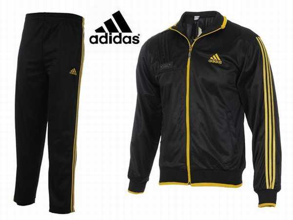 veste adidas femme or et noir