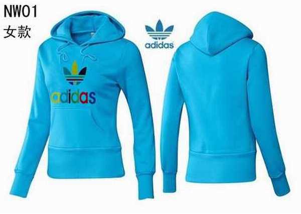 sweat adidas femme bleu